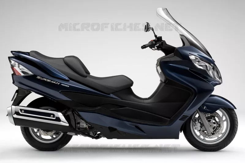 * PHOTOGRAPHIE DE COULEUR AN400K8 * Suzuki SCOOTER 400 BURGMAN 2009  AN400K9(E2)