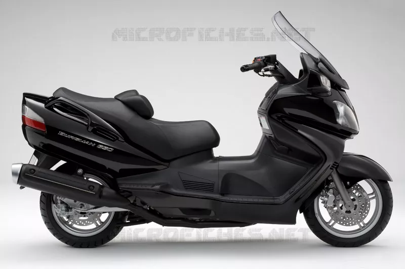 * PHOTOGRAPHIE DE COULEUR AN650K8 * Suzuki SCOOTER 650 BURGMAN 2010  AN650AL0(E2)