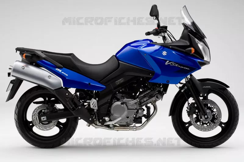 * PHOTOGRAPHIE DE COULEUR DL650AK8 * Suzuki MOTO 650 V-STROM 2009  DL650AUEK9(E2)