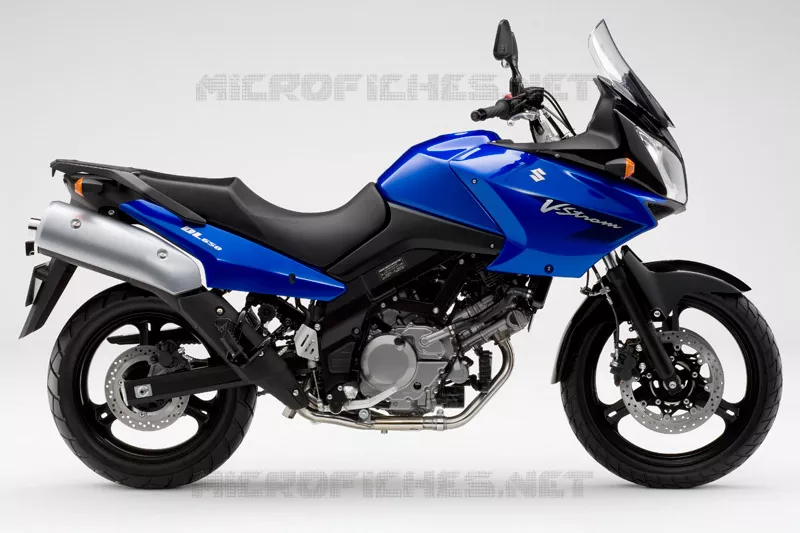 * PHOTOGRAPHIE DE COULEUR DL650K8 * Suzuki MOTO 650 V-STROM 2009  DL650AUEK9(E2)