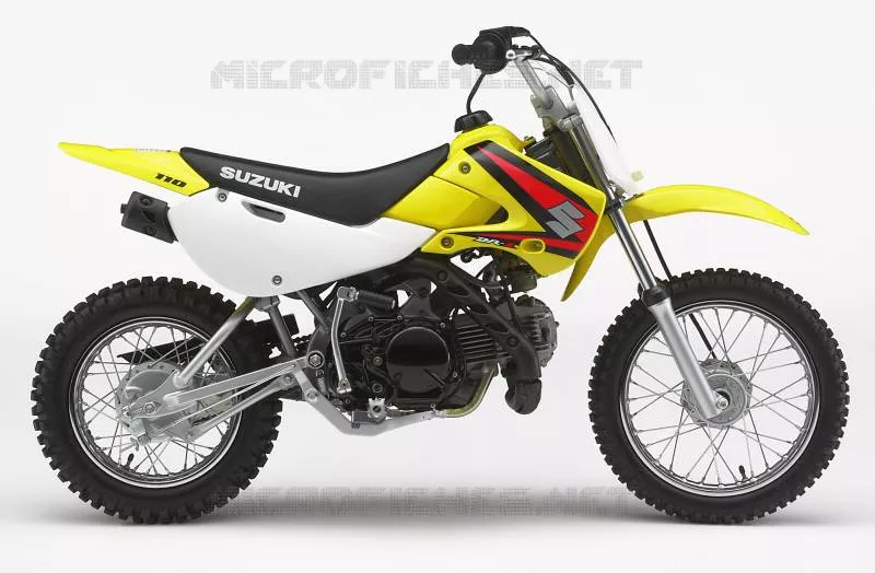* PHOTOGRAPHIE DE COULEUR DR-Z110K5 * Suzuki MOTO 110 DR-Z 2003  DR-Z110K3(E21)