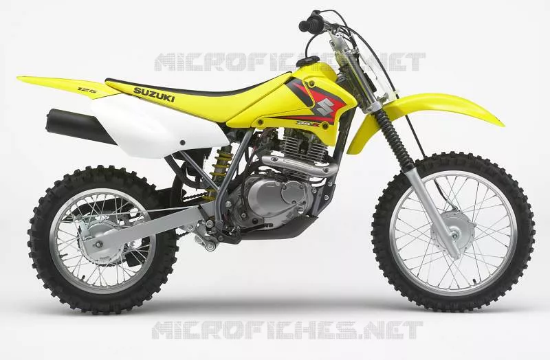 * PHOTOGRAPHIE DE COULEUR DR-Z125K5 * Suzuki MOTO 125 DR-Z 2003  DR-Z125K3(E3/E28)