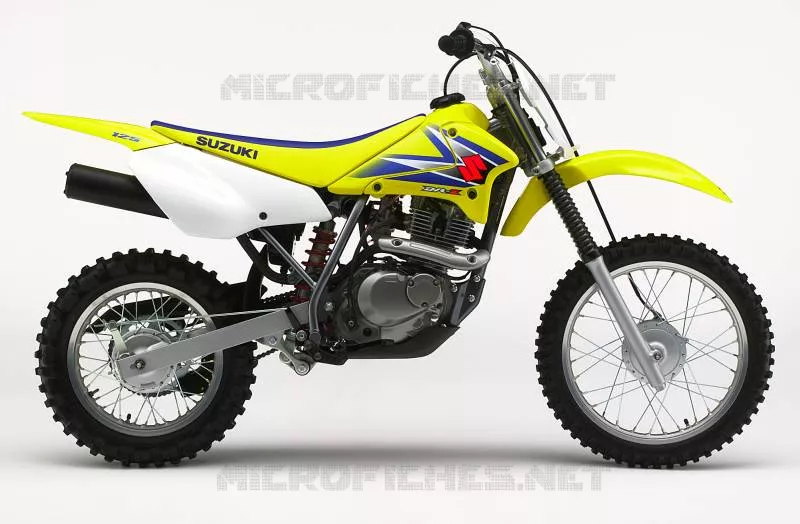 * PHOTOGRAPHIE DE COULEUR DR-Z125K6 * Suzuki MOTO 125 DR-Z 2004  DR-Z125LK4(E3/E28)