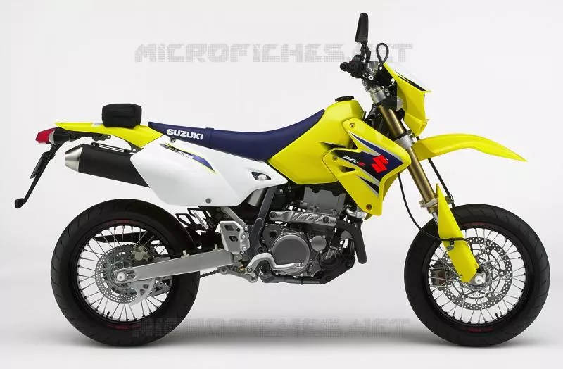 * PHOTOGRAPHIE DE COULEUR DR-Z400SMK7 * Suzuki MOTO 400 DR-Z 2007  DR-Z400SMUK7(E2)