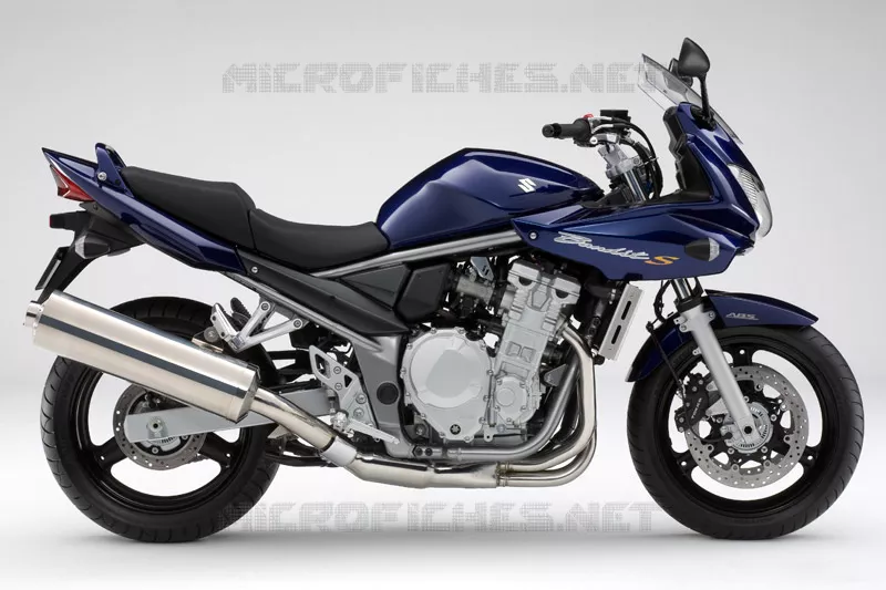 * PHOTOGRAPHIE DE COULEUR GSF650SAK8 * Suzuki MOTO 650 BANDIT 2007  GSF650AK7(E19)