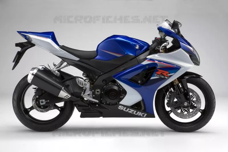 * PHOTOGRAPHIE DE COULEUR GSX-R1000K7 * Suzuki MOTO 1000 GSX-R 2007  GSX-R1000 K7 (E33)