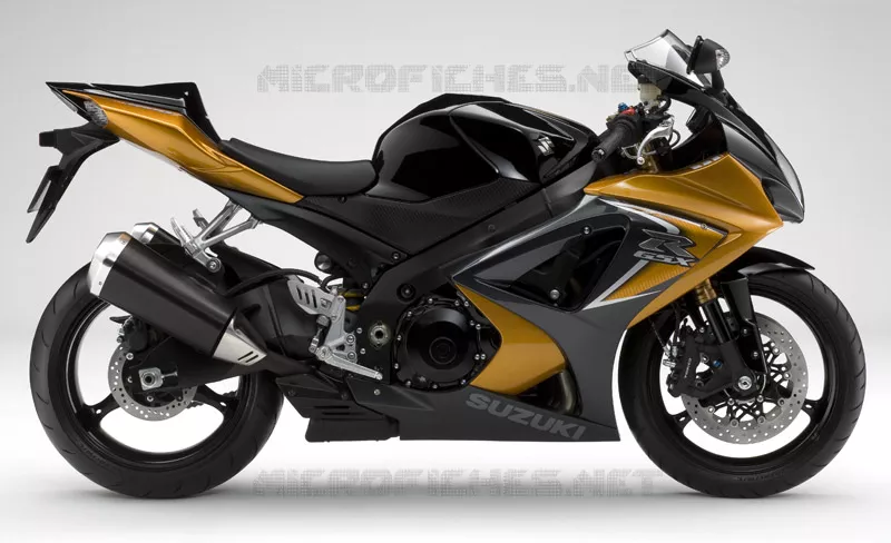 * PHOTOGRAPHIE DE COULEUR GSX-R1000K8 * Suzuki MOTO 1000 GSX-R 2008  GSX-R1000 K8 (E03)