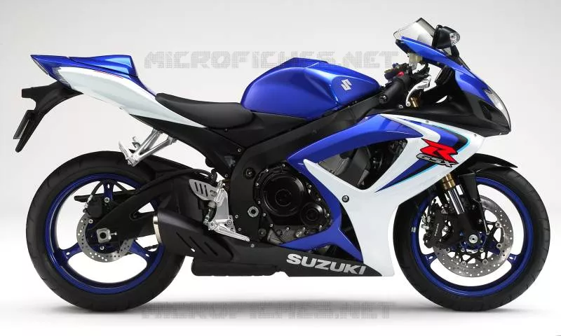 * PHOTOGRAPHIE DE COULEUR GSX-R600K6 * Suzuki MOTO 600 GSX-R 2006  GSX-R600K6(E3/E28)