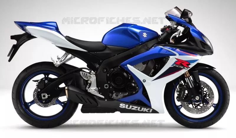 * PHOTOGRAPHIE DE COULEUR GSX-R600K7 * Suzuki MOTO 600 GSX-R 2006  GSX-R600K6(E2)