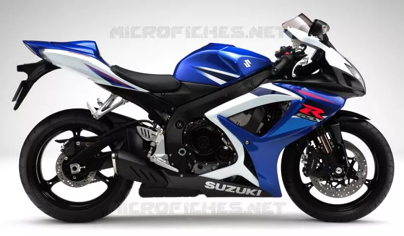* PHOTOGRAPHIE DE COULEUR GSX-R750K7 * Suzuki MOTO 750 GSX-R 2007  GSX-R750K7(E3/E28)