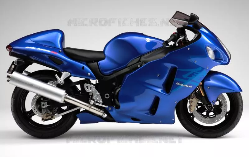 * PHOTOGRAPHIE DE COULEUR GSX1300RZK7 * Suzuki MOTO 1300 HAYABUSA 2005  GSX1300RU2K5(E2)
