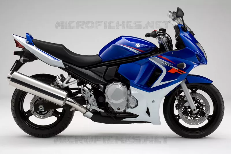 * PHOTOGRAPHIE DE COULEUR GSX650FK8 * Suzuki MOTO 650 GSX-F 2009  GSX650FK9(E2)