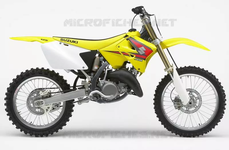 * PHOTOGRAPHIE DE COULEUR RM125K5 * Suzuki MOTO 125 RM 2003  RM125K3(E3/E28)
