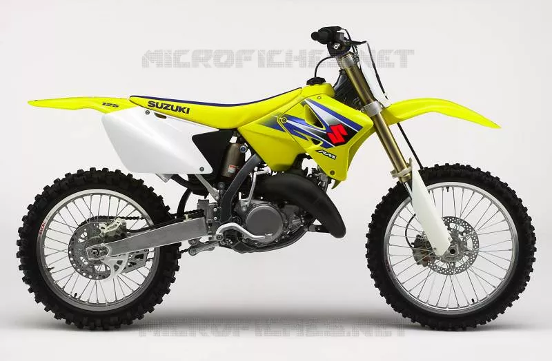 * PHOTOGRAPHIE DE COULEUR RM125K6 * Suzuki MOTO 125 RM 2005  RM125K5