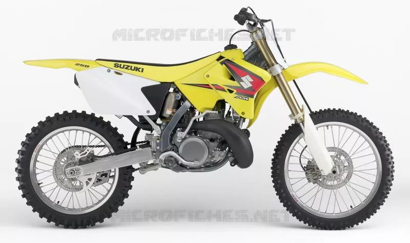 * PHOTOGRAPHIE DE COULEUR RM250K5 * Suzuki MOTO 250 RM 2001  RM250K1(E3/E28)