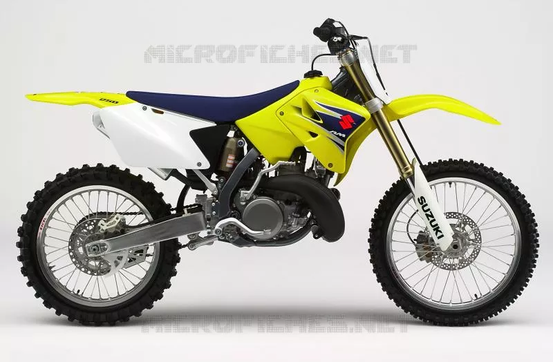* PHOTOGRAPHIE DE COULEUR RM250K7 * Suzuki MOTO 250 RM 2008  RM250K8(E3/E28)