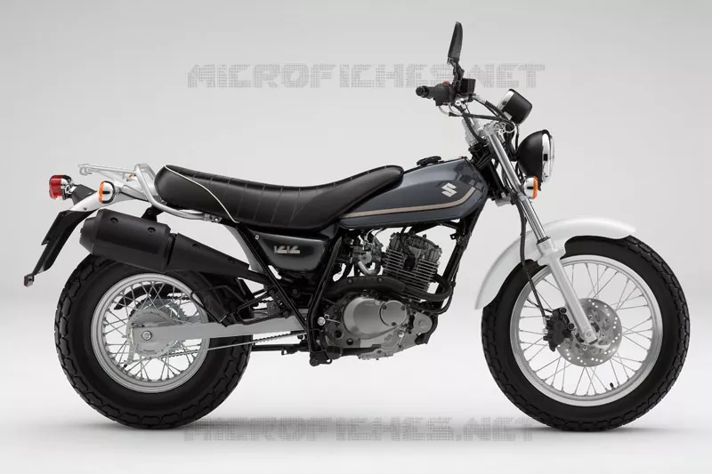 * PHOTOGRAPHIE DE COULEUR RV125K8 * Suzuki MOTO 125 VAN-VAN 2008  RV125K8(E19)