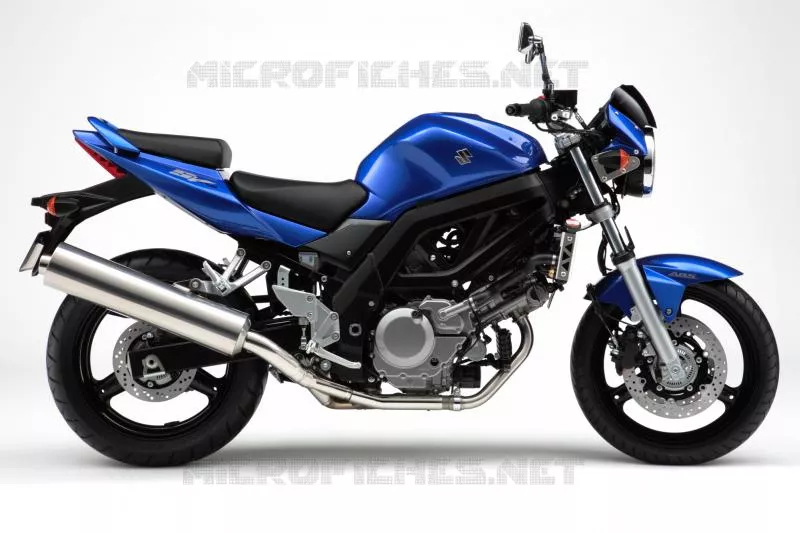 * PHOTOGRAPHIE DE COULEUR SV650AK7 * Suzuki MOTO 650 SV-S 2007  SV650SUAK7(E2)