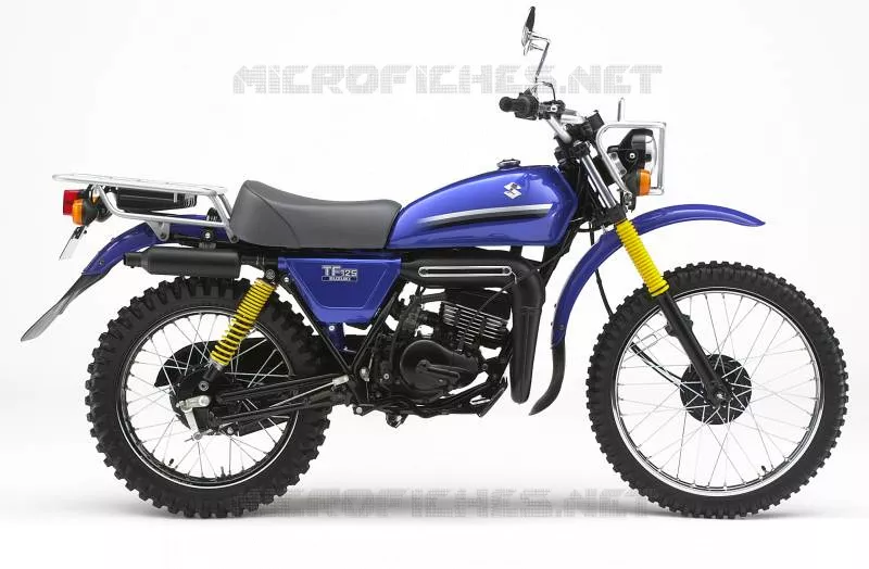 * PHOTOGRAPHIE DE COULEUR TF125K5 * Suzuki MOTO 125 Autres-modeles 1999  TF125X(E1)