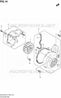 VENTILATEUR DE REFROIDISSEMENT pour Suzuki BURGMAN 125 2014