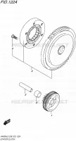 ROUE LIBRE DE DEMARREUR pour Suzuki BURGMAN 400 2015