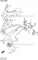 CARENAGES AVANT (AN400ZAL6 E19) pour Suzuki BURGMAN 400 2016