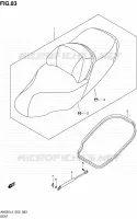 SELLE (AN650L4 E19) pour Suzuki BURGMAN 650 2014