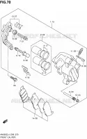 ETRIER DE FREIN AVANT pour Suzuki BURGMAN 650 2014