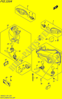 ENSEMBLE FEU ARRIERE (W/REFLECTOR) pour Suzuki BURGMAN 650 2015