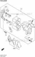 ETRIER DE FREIN AVANT pour Suzuki BURGMAN 650 2016