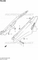 CARENAGES ARRIERE (MODELE K4) pour Suzuki V-STROM 1000 2006
