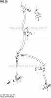 DURITE DE FREIN AVANT pour Suzuki V-STROM 1000 2006