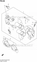 ETRIER DE FREIN AVANT pour Suzuki V-STROM 1000 2006