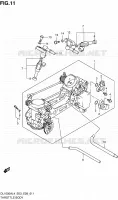 CORPS DE PAPILLON (DL1000AL4 E03) pour Suzuki V-STROM 1000 2014