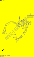 PORTE PAQUET (DL1000AL4 E03) pour Suzuki V-STROM 1000 2014