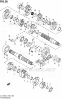 TRANSMISSION pour Suzuki V-STROM 1000 2014