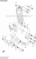 BIELLETTE D'AMORTISSEUR pour Suzuki V-STROM 1000 2015