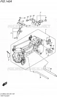 CORPS DE PAPILLON (DL1000AL5 E03) pour Suzuki V-STROM 1000 2015