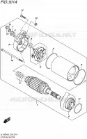 DEMARREUR pour Suzuki V-STROM 1000 2016