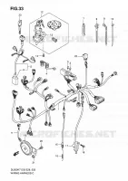 FAISCEAU ELECTRIQUE (DL650K7) pour Suzuki V-STROM 650 2010