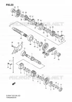 TRANSMISSION pour Suzuki V-STROM 650 2010