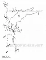 DURITE DE FREIN AVANT (DL650AL1 E02) pour Suzuki V-STROM 650 2011