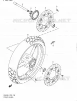 ROUE AVANT (DL650AL1 E02) pour Suzuki V-STROM 650 2011