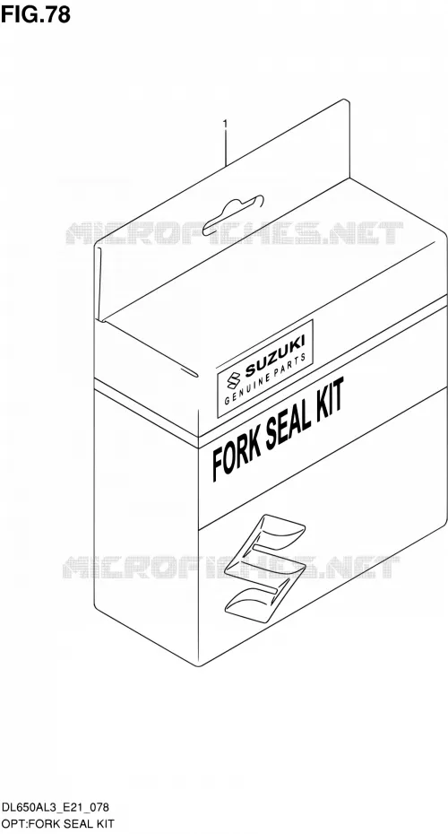KIT JOINTS DE FOURCHE Suzuki MOTO 650 V-STROM 2013  DL650A L3 (E21)
