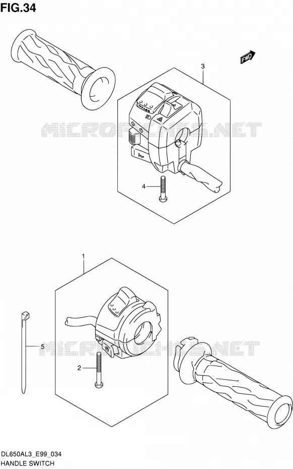 COMMODOS Suzuki MOTO 650 V-STROM 2013  DL650A L3 (E99)