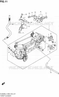 CORPS DE PAPILLON (DL650AL4 E28) pour Suzuki V-STROM 650 2014