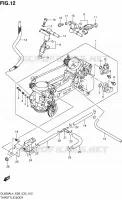 CORPS DE PAPILLON (DL650AL4 E33) pour Suzuki V-STROM 650 2014