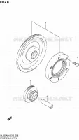 ROUE LIBRE DE DEMARREUR pour Suzuki V-STROM 650 2014
