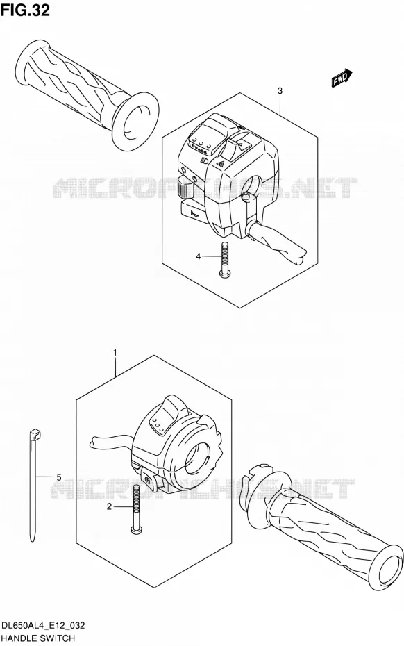 COMMODOS Suzuki MOTO 650 V-STROM 2014  DL650A L4 (E12)