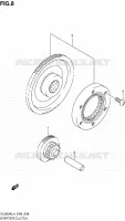 ROUE LIBRE DE DEMARREUR pour Suzuki V-STROM 650 2015